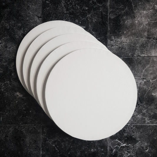 Tortenplatten ø 33 cm, 1.2cm, Weiß, 5 Stück