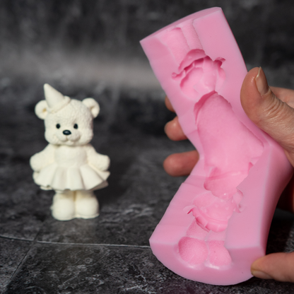 Silikonform 1 Elefant mit Geschenk 30022